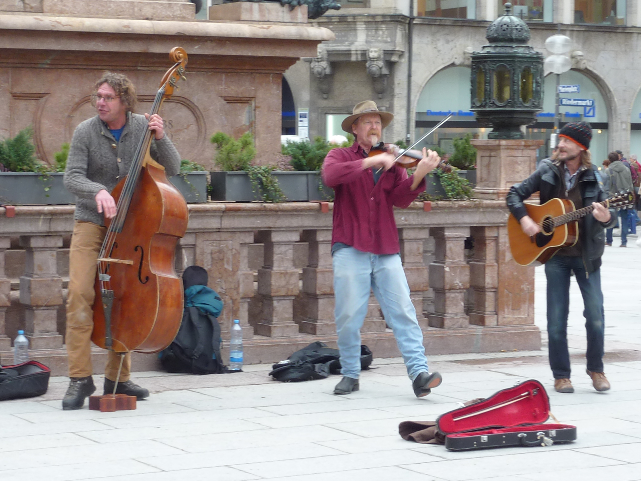 Country auf dem Muenchner Marienplatz