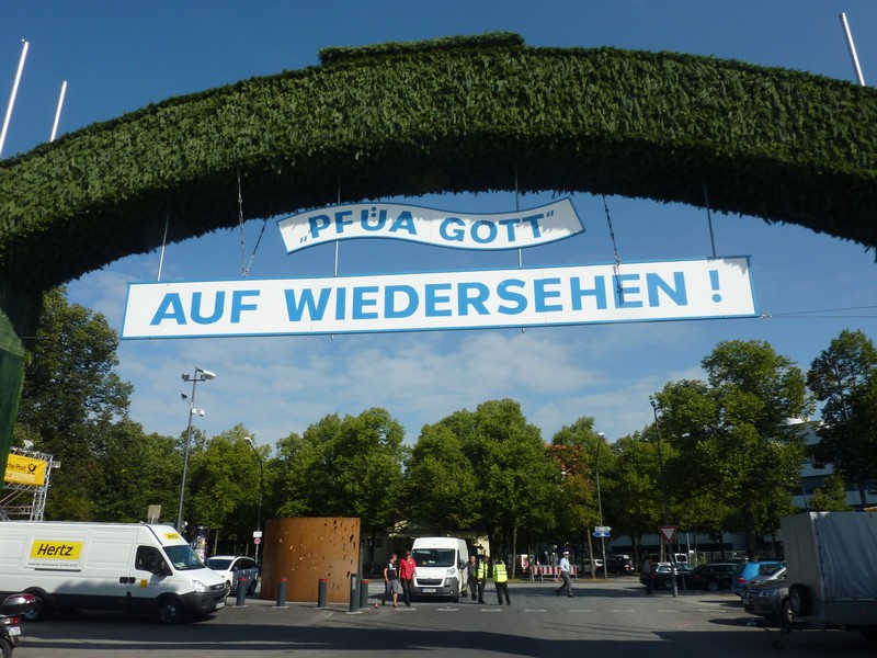 Die Rekordwiesn endet mit herrlichem Spaetsommerwetter