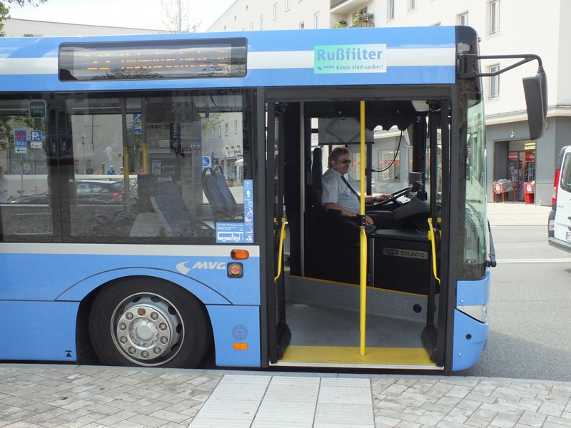 Wir fahren hinten