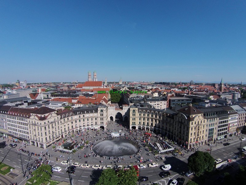 Stadtansicht, München in einer unbekannten Ansicht