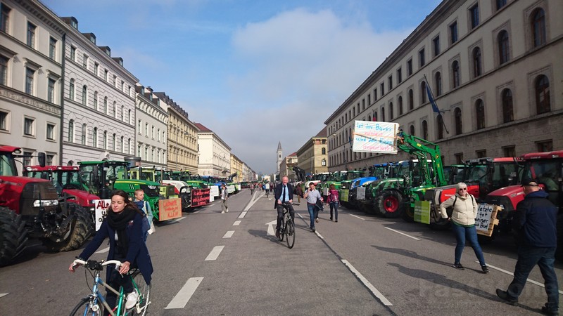 Bauern- Demo gegen Bevormundung