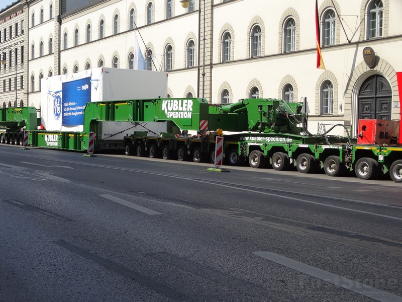 Neue Gasturbinen auf dem Weg nach München