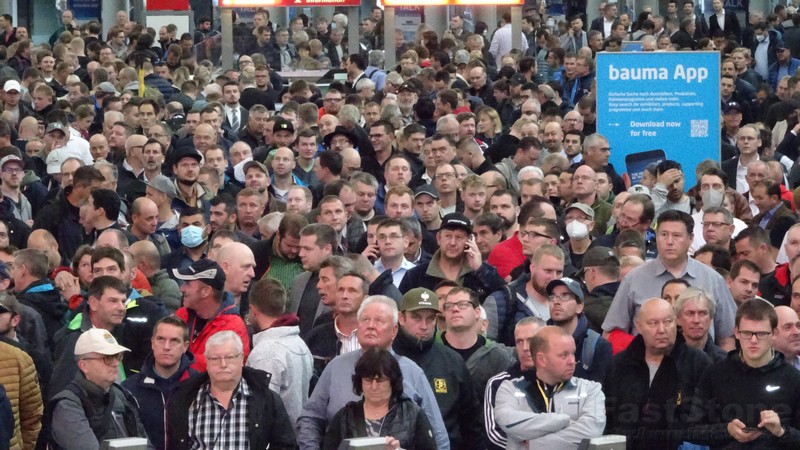 BAUMA 2022 heute  in München eröffnet