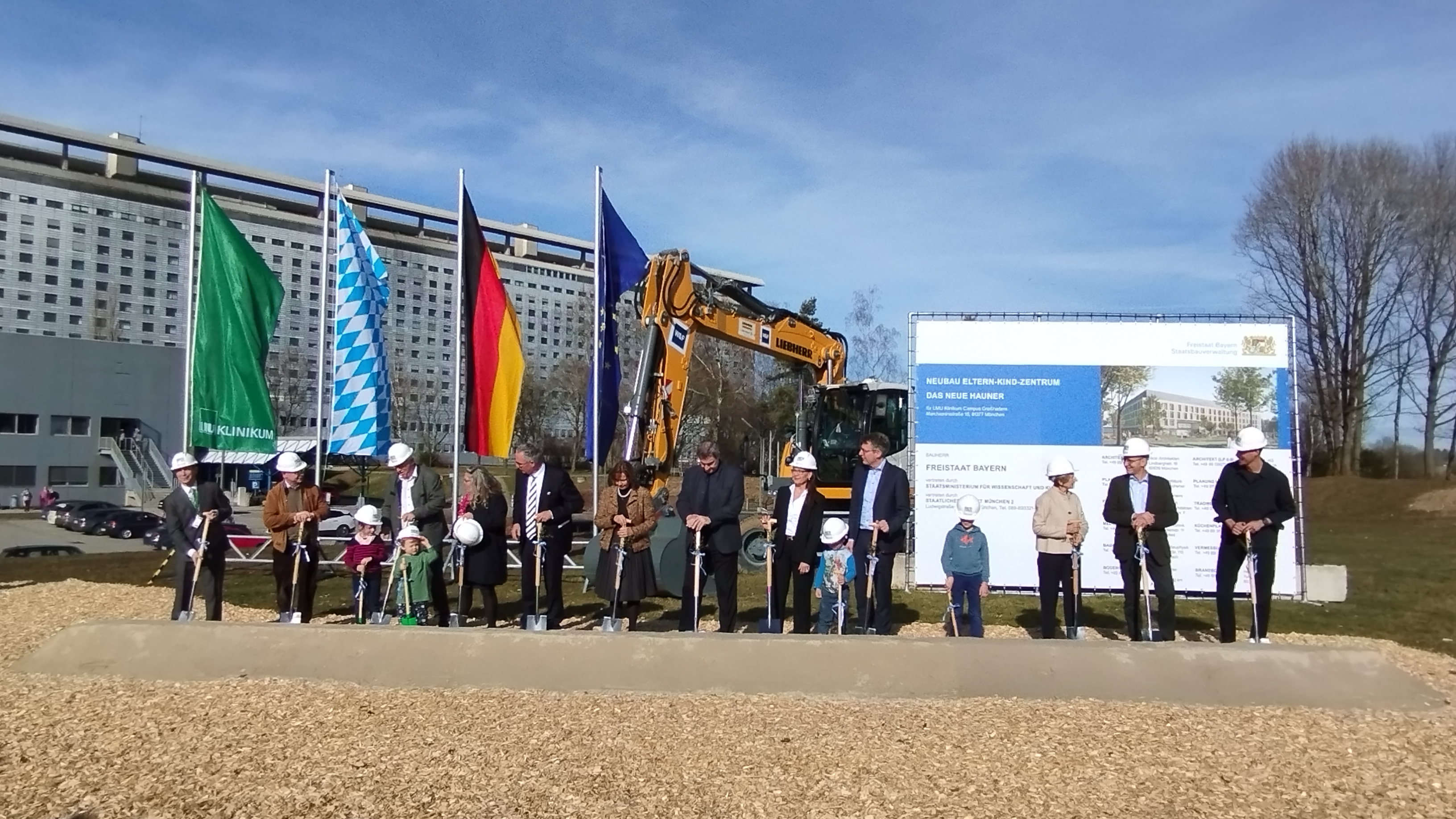 Spatenstich für das Neue Hauner am Campus Großhadern der LMU