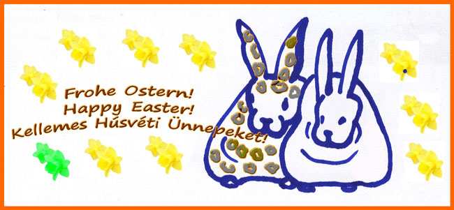 Frohe Ostern! / Happy Easter! / Kellemes Húsvéti Ünnepeket!