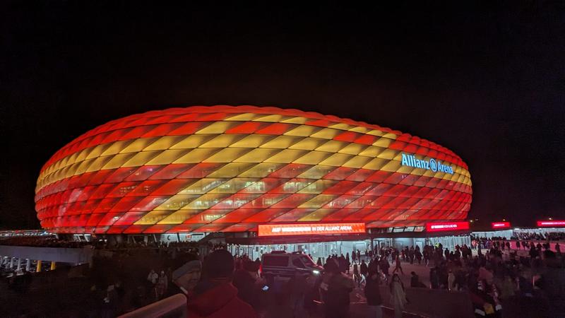 Weihnachtsstimmung im Stadion