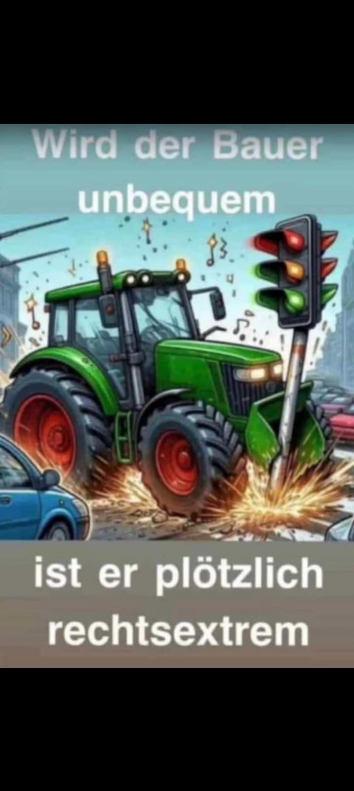 Unseren Landwirten reicht es